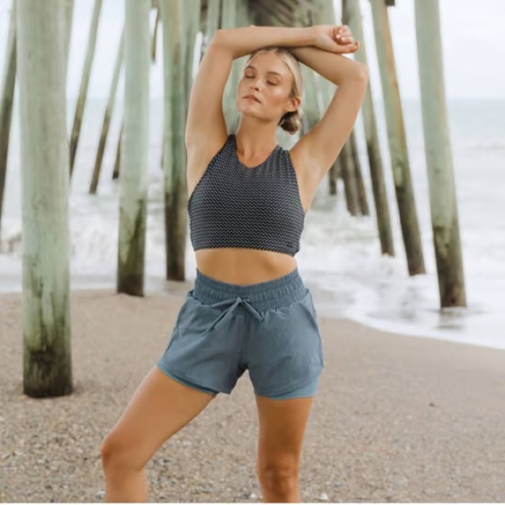 Albion Lunge Shorts in Chambray Size Small
